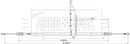 Borg & Beck Parking Brake Cable - BKB3900