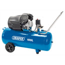 Draper 100l Twin V Oil Compressor - 65396
