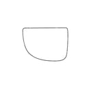 APEC Replacement Stick-On Wide Angle Vehicle Mirror Glass LHS - AMS2759