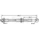 Borg & Beck Brake Hose  - BBH7151 fits Niss Primera (P11,WP11)