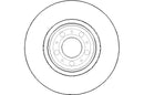 Disctech Brake Disc (Single) - Fits Seat, Volvo - ABD3019 - Front Axle
