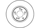 Disctech Brake Disc (Single) - Fits Honda - ABD2742 - Front Axle