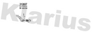 Klarius 312657 - Catalyst Type Approved  - Fits Mazda 3 1.4i