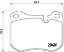 Brembo Brake Pad Set - P65002