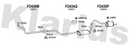 Klarius FD436M - Front Pipe  - Fits Ford Capri Mk.2,Mk.3 2.0