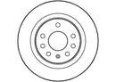 Disctech Brake Disc (Single) - Fits Cadillac, Lexus - ABD2033 - Rear Axle
