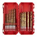 Milwaukee 19Pc Shockwave HSS-G Tin Red Hex Set - 4932493866