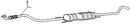 Klarius GM471J - Box With Centre Pipe  - Fits Opel Meriva 1.8i