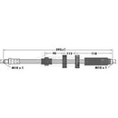 Borg & Beck Brake Hose  - BBH6835 fits Peugeot 607 99-05