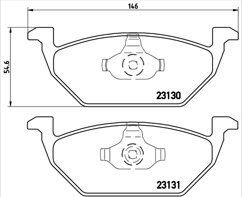 Brembo Brake Pad Set - P85041