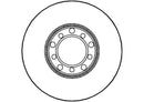Disctech Brake Disc (Single) - Fits Mercedes-benz, Porsche - ABD3451 - Front Axle