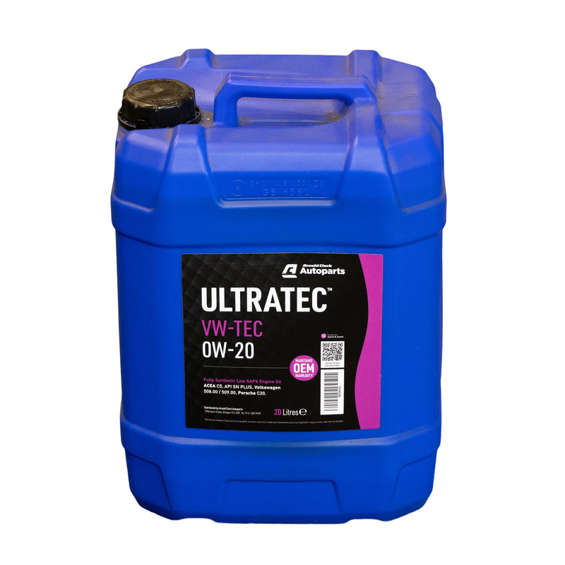 Ultratec VW-TEC 0W20 - 20 Litre Engine Oil