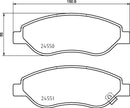 Mintex Brake Pad Set fits -Opel Vauxhall MDB2900 (also fits other vehicles)
