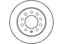 Disctech Brake Disc (Single) - Fits Hyundai - ABD2229 - Rear Axle