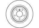 Disctech Brake Disc (Single) - Fits Bmw, Nissan - ABD2923 - Rear Axle