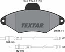 Textar Brake Pad Set - 2163102