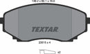 Textar Brake Pad Set - 2351501