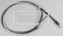 Borg & Beck Brake Cable LH & RH - BKB3030 fits Renault Laguna III 1.5dci 07-