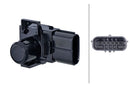 HELLA 6PX 358 270-031 Sensor, parking distance control - arched - 2-pin connector - Plugged