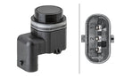 HELLA 6PX 358 141-821 Sensor, parking distance control - angled - 3-pin connector - Plugged