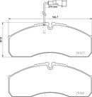 Mintex Brake Pad Set fits -Nissan MDB3205 (also fits other vehicles)