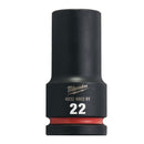 Milwaukee Hex socket ShW 3/4 deep 22mm-1pc - 4932480381