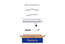 FAURECIA 8LD 366 034-591 Rear Muffler - Easy2Fit® Kit - fits RENAULT ESPACE III