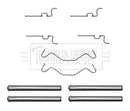 Borg & Beck Fitting Kit -  Pads  - BBK1332 fits Toyota Prius, Yaris 00-05