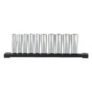 Milwaukee 3/8in. Drive 10 PC Metric Deep Chrome Sockets -10pc - 4932492509