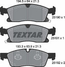 Textar Brake Pad Set - 2519001