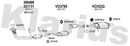 Klarius 321731 - Catalyst Type Approved Withpip  - Fits Volvo S40 1.6i,1.8i