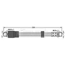 Borg & Beck Brake Hose  - BBH6891 fits VAG A4,Exeo