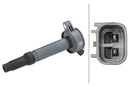 HELLA 5DA 358 168-621 Ignition Coil - 12V - 3-pin connector - Bolted