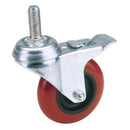 Draper PU Castor Bolt/BK.-75mm DIA - 65516