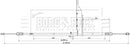 Borg & Beck Parking Brake Cable - BKB3898
