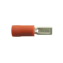 Wot-nots Wiring Connectors - Red - Male Slide-On - 2.8mm - Pack of 25 - PWN770