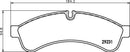 Mintex Brake Pad Set fits -Iveco MDB2906 (also fits other vehicles)