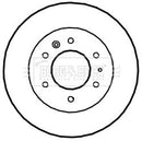 Borg & Beck Brake Drum (Single) - BBR7239 fits Mazda B Ser, BT-50 99-