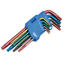 Draper TX-Star Key Set 9 PC Coloured - 24122