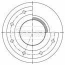 Borg & Beck Brake Disc  - BBD32640