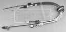 Borg & Beck Gear Control Cable  - BKG1010 fits PSA Expert,Evasion ML6C 10/08-