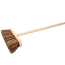Cleenol Stiff Bristle Wooden Broom Head & Handle - 12in. - 135512WH