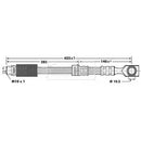 Borg & Beck Brake Hose  - BBH7124 fits GM Signum,Vectra C,Saab 9-3