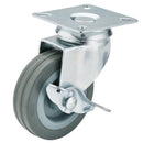 Draper Rubber Cast.Plate/BK.-75mm DIA - 65474