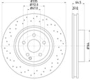 Mintex Brake Discs fits -MercedesBenz V289:5 MDC1862 (also fits other vehicles)