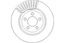 Disctech Brake Disc (Single) - Fits Chrysler, Mini - ABD3177 - Rear Axle