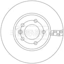 Borg & Beck Brake Disc - BBD6254S