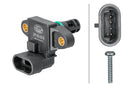 HELLA 6PP 009 400-471 Sensor, boost pressure - 4-pin connector - Bolted