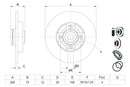 Bosch Brake Disc > Single Part No - 0986479387