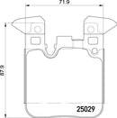 Mintex Brake Pad Set fits -BMW MDB3269 (also fits other vehicles)